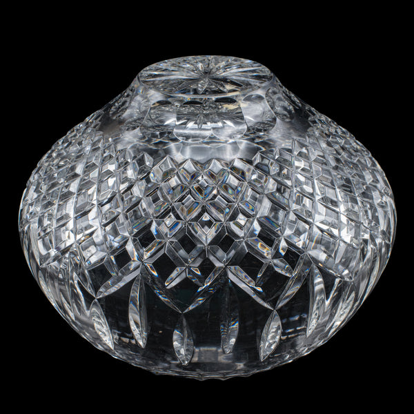 Large Vintage Presentation Fruit Bowl, English, Cut Lead Crystal, Display Dish