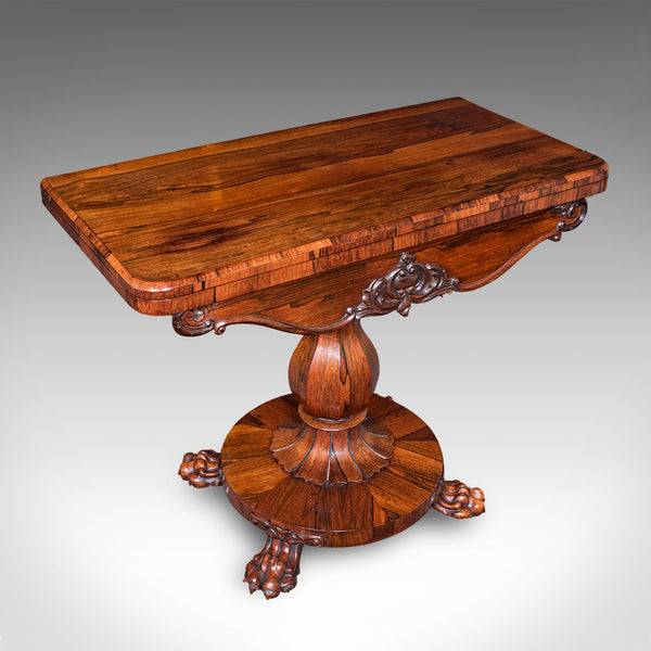 Antique Club Lounge Poker Table, English, Parlour Games, Cards, William IV, 1835