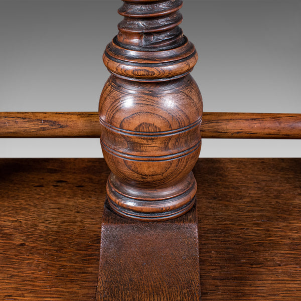 Large Antique Ladies Flower Press, English, Oak, Country House, Craft, Georgian