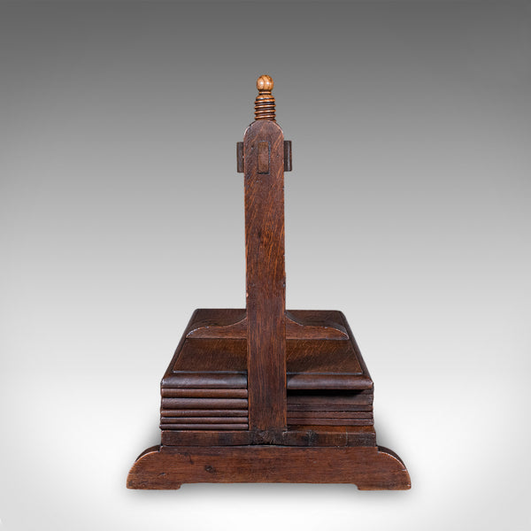 Large Antique Ladies Flower Press, English, Oak, Country House, Craft, Georgian