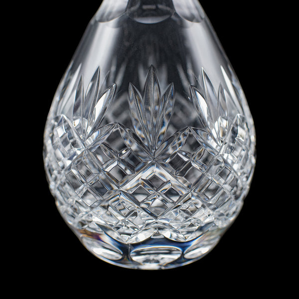 Vintage Port Decanter, Stem Glass Duo, Irish, Crystal, Sherry Bottle, Liqueur