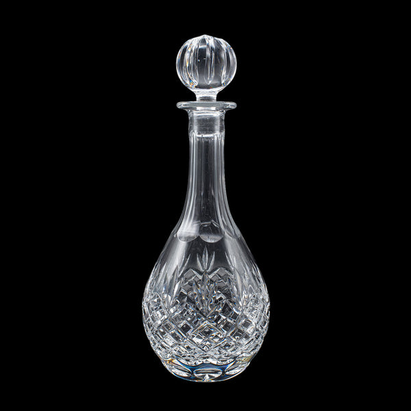 Vintage Port Decanter, Stem Glass Duo, Irish, Crystal, Sherry Bottle, Liqueur