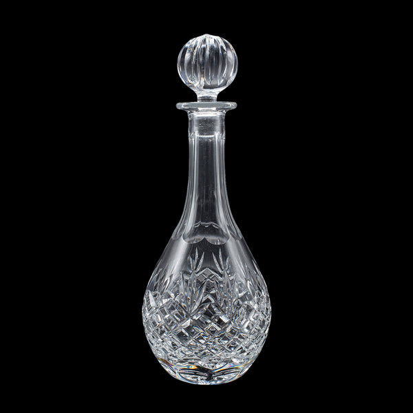 Vintage Port Decanter, Stem Glass Duo, Irish, Crystal, Sherry Bottle, Liqueur