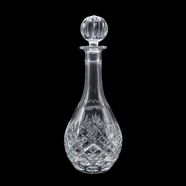 Vintage Port Decanter, Stem Glass Duo, Irish, Crystal, Sherry Bottle, Liqueur