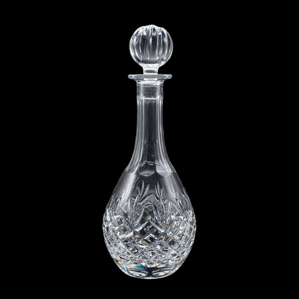 Vintage Port Decanter, Stem Glass Duo, Irish, Crystal, Sherry Bottle, Liqueur