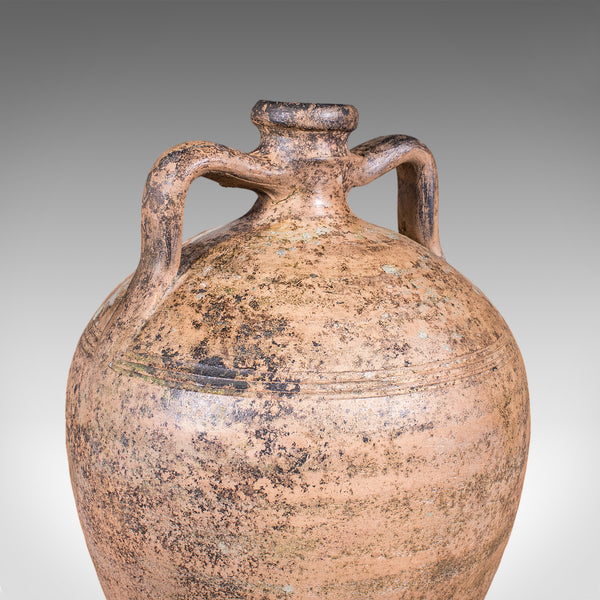 Antique Veranda Amphora, English Terracotta, Garden, Italianate, Edwardian, 1910