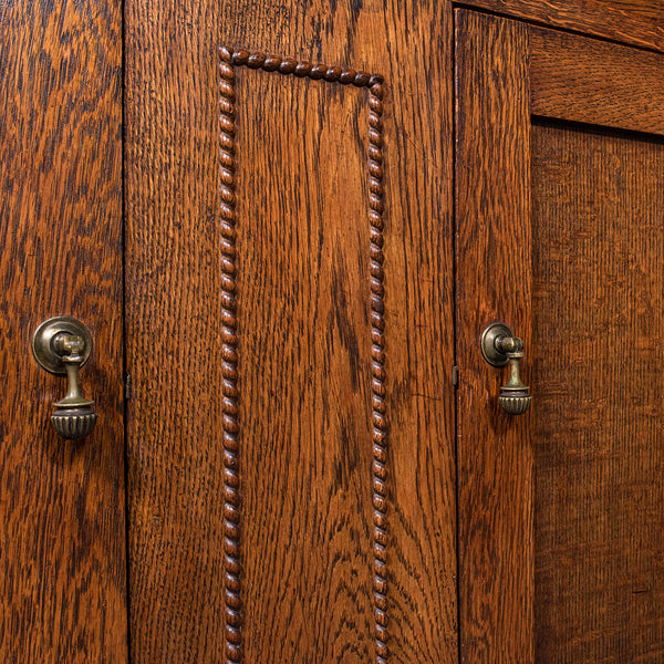 Antique Dining Cabinet, English, Oak, Sideboard, Drinks Cupboard, Edwardian, 1910