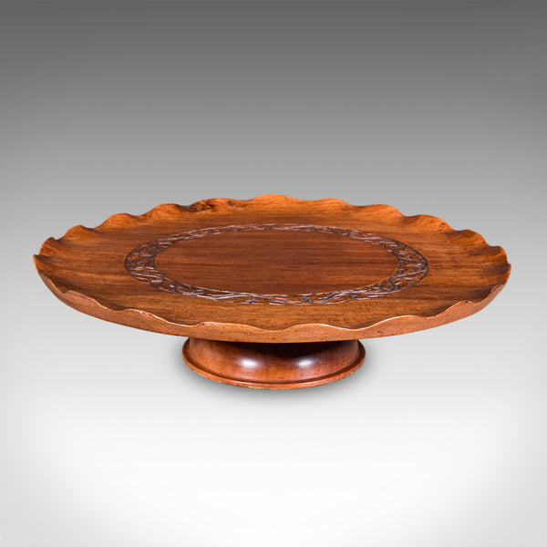 Antique Canape Turntable, Indian, Rotary Serving Tray, Lazy Susan, Edwardian