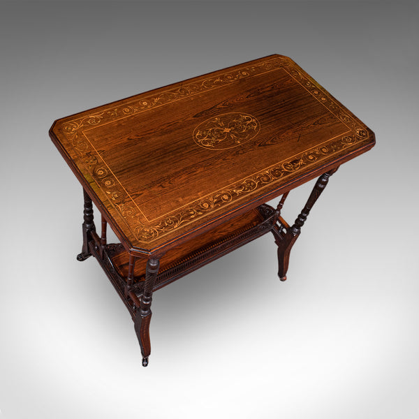 Antique Fold Over Card Table, English, Games, Bridge, Sofa, Victorian, C.1880