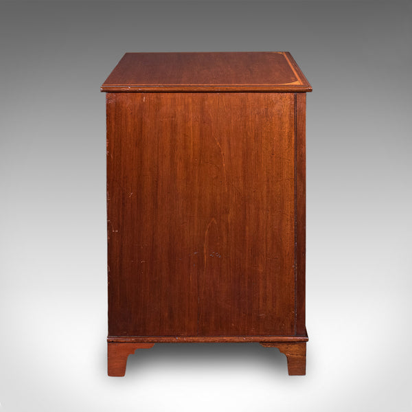 Antique Small Chest of Drawers, English, Georgian Revival, Tallboy, Edwardian