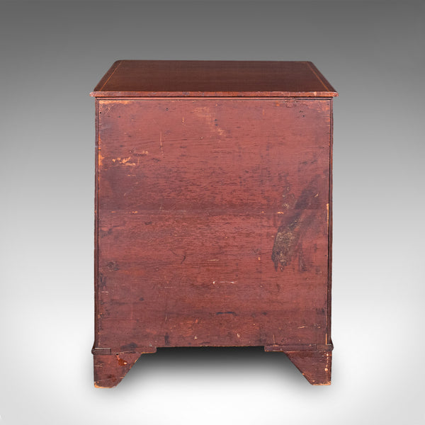 Antique Small Chest of Drawers, English, Georgian Revival, Tallboy, Edwardian