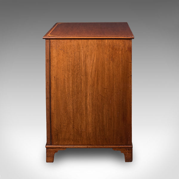 Antique Small Chest of Drawers, English, Georgian Revival, Tallboy, Edwardian