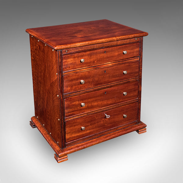 Antique Calligrapher's Chest, English, Estate Made, Chest of Drawers, Edwardian