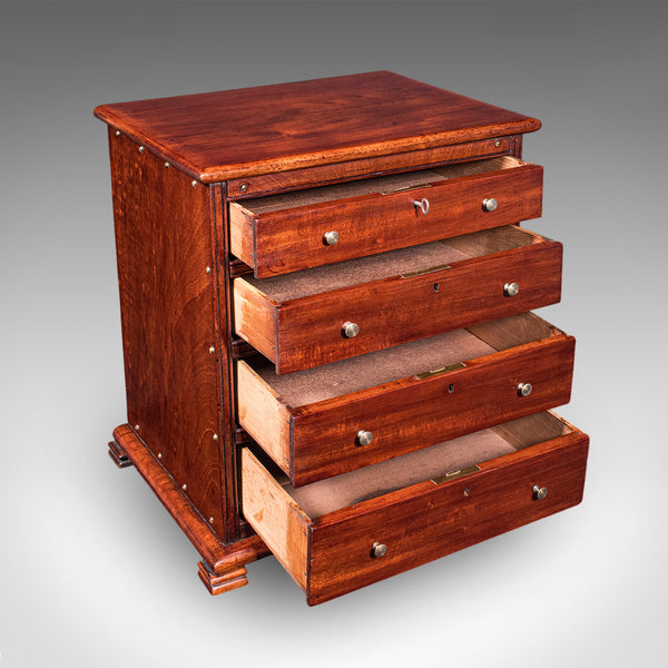 Antique Calligrapher's Chest, English, Estate Made, Chest of Drawers, Edwardian