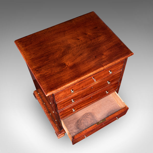 Antique Calligrapher's Chest, English, Estate Made, Chest of Drawers, Edwardian
