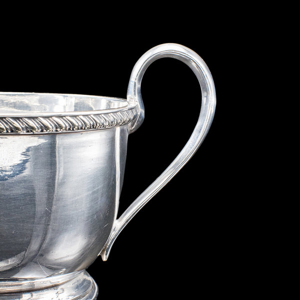 Antique Ladies Tiffin Creamer, English, Silver Plate, Pourer, Harrods, Edwardian