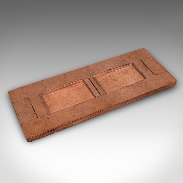 Vintage Extending Book Slide, Anglo Indian, Teak, Novel Stand, Art Deco, C.1930