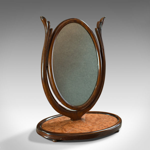 Antique Platform Mirror, Regency, Mahogany, Vanity, Toilet, Swing, Circa 1830 - London Fine Antiques
