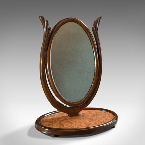 Antique Platform Mirror, Regency, Mahogany, Vanity, Toilet, Swing, Circa 1830 - London Fine Antiques
