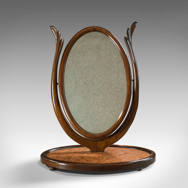 Antique Platform Mirror, Regency, Mahogany, Vanity, Toilet, Swing, Circa 1830 - London Fine Antiques