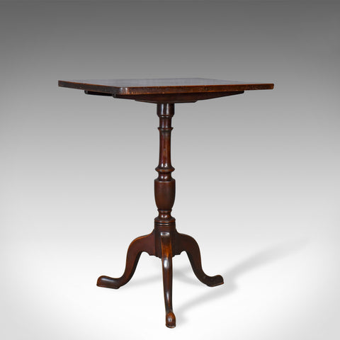 Antique Tilt Top Table, English, Late Georgian, Rectangular, Side, Circa 1800 - London Fine Antiques