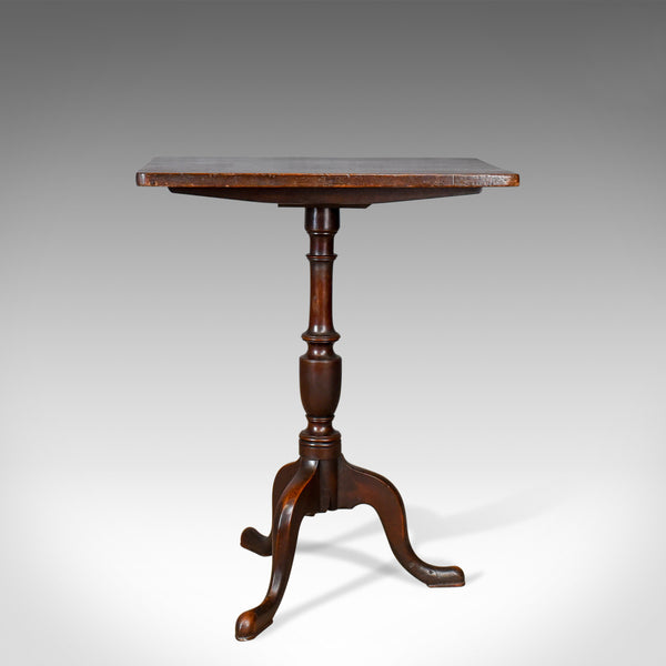 Antique Tilt Top Table, English, Late Georgian, Rectangular, Side, Circa 1800 - London Fine Antiques
