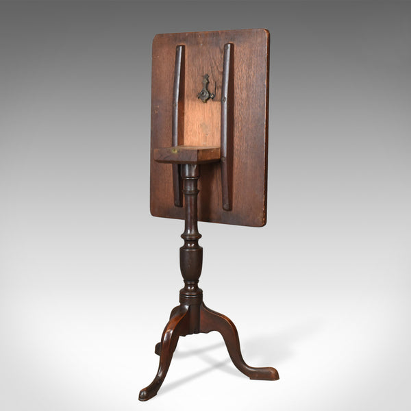 Antique Tilt Top Table, English, Late Georgian, Rectangular, Side, Circa 1800 - London Fine Antiques