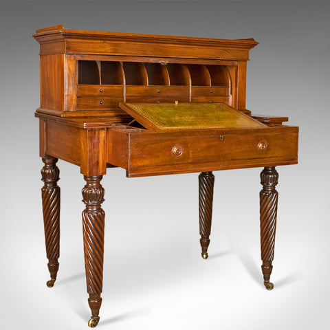 Antique Writing Desk, William IV Bonheur Du Jour, A Solomon, Circa 1835 - London Fine Antiques