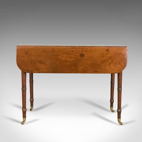 Antique Pembroke Table, Mahogany, English, Georgian, Drop Flap Dining Circa 1820 - London Fine Antiques