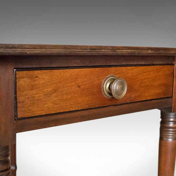 Antique Pembroke Table, Mahogany, English, Georgian, Drop Flap Dining Circa 1820 - London Fine Antiques