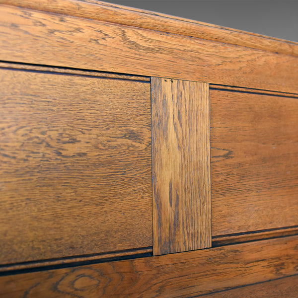 Antique Pew, English, Oak, Church Bench, Pugin-esque Gothic Overtones Circa 1880 - London Fine Antiques