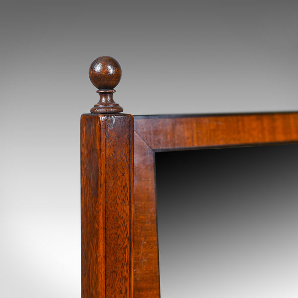 Large, Antique Dressing Table Mirror, Mahogany, Georgian, Platform, Toilet C1800 - London Fine Antiques