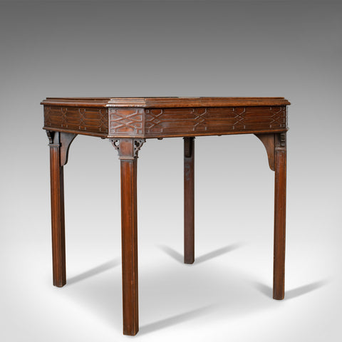 Antique Games Table, English, Georgian, Mahogany, Card, Oriental Circa 1800 - London Fine Antiques