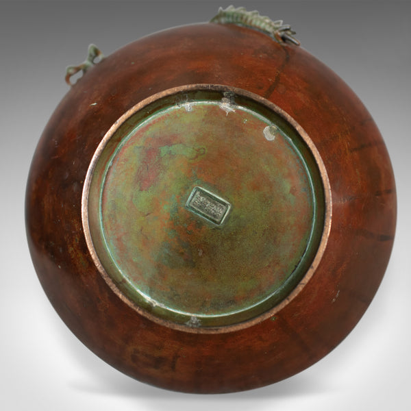 Chinese Urn, Vase, Bronze, Dragon, Pearl, Bowl, C20th, Oriental, Centrepiece - London Fine Antiques