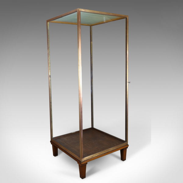 Large Display Case, Bronze, Museum Quality, Showcase, A. Edmonds & Co Mid C20th - London Fine Antiques