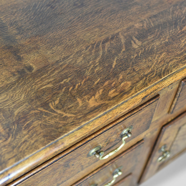 Antique Dresser Base, Victorian, Georgian Revival, Sideboard, English, Oak c1880 - London Fine Antiques