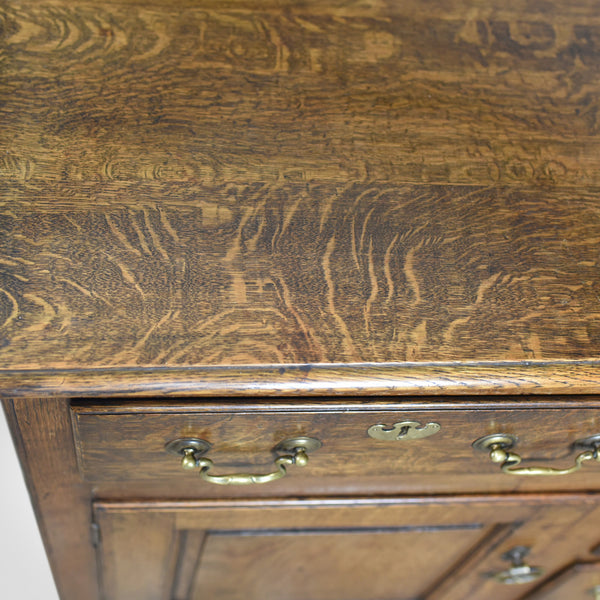 Antique Dresser Base, Victorian, Georgian Revival, Sideboard, English, Oak c1880 - London Fine Antiques
