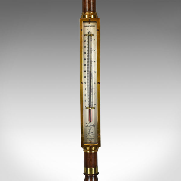 Vintage Stick Barometer, Gimballed Ship's Marine Weather Station, Late C20th - London Fine Antiques