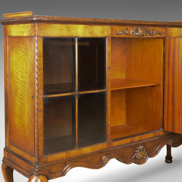Antique Display Cabinet, Edwardian, Walnut, Waring and Gillows Ltd, Circa 1910 - London Fine Antiques