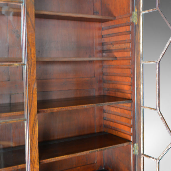 Antique Bureau Bookcase, English, Georgian Mahogany, Circa 1800 - London Fine Antiques