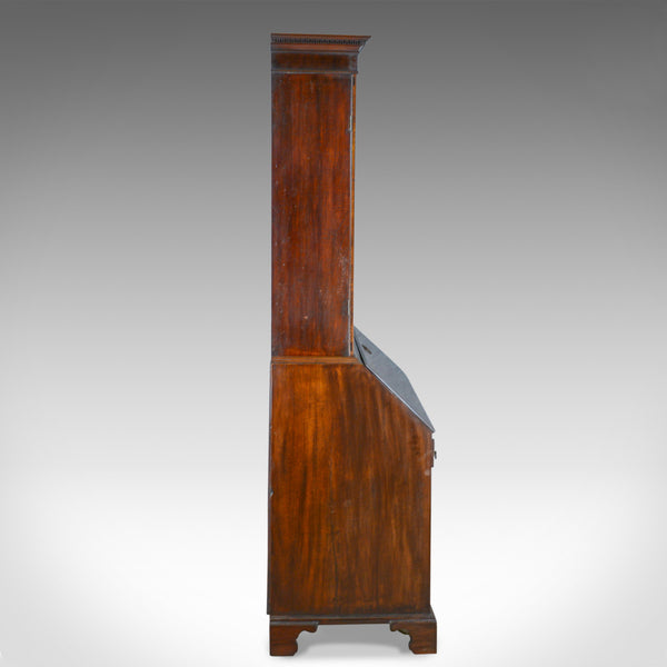 Antique Bureau Bookcase, English, Georgian Mahogany, Circa 1800 - London Fine Antiques