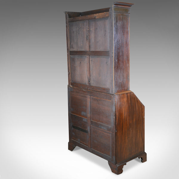 Antique Bureau Bookcase, English, Georgian Mahogany, Circa 1800 - London Fine Antiques