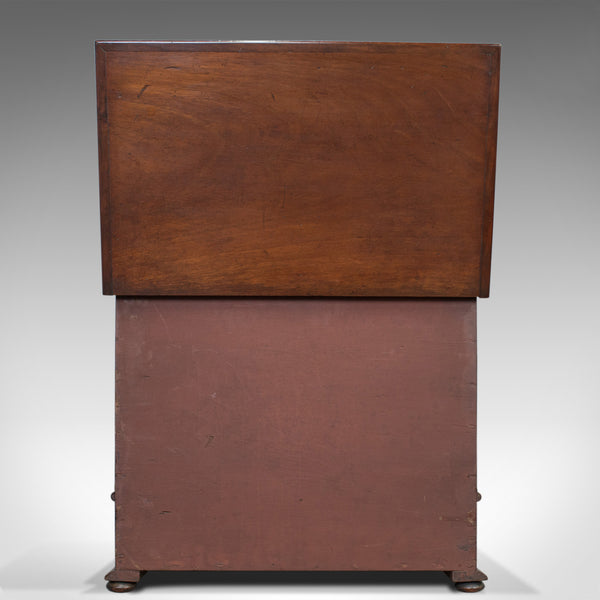 Antique Officers Chest, Victorian, Storage Box, English, Flame Mahogany, C.1850 - London Fine Antiques