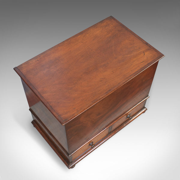 Antique Officers Chest, Victorian, Storage Box, English, Flame Mahogany, C.1850 - London Fine Antiques