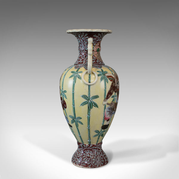 Vintage Baluster Vase, Decorative, Oriental, Ceramic, Urn, C20th - London Fine Antiques