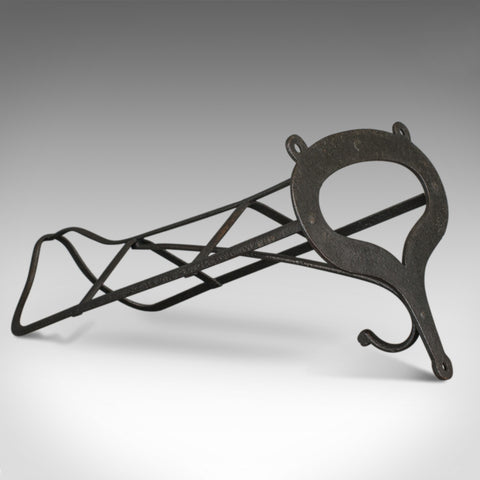 Antique Saddle Rack, Wall Mounted, English, Victorian, Iron, Circa 1880 - London Fine Antiques