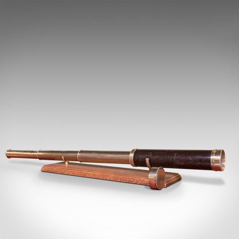 Antique Telescope, 3 Draw, Pocket Refractor, Dollond London, Mid 19th Century - London Fine Antiques