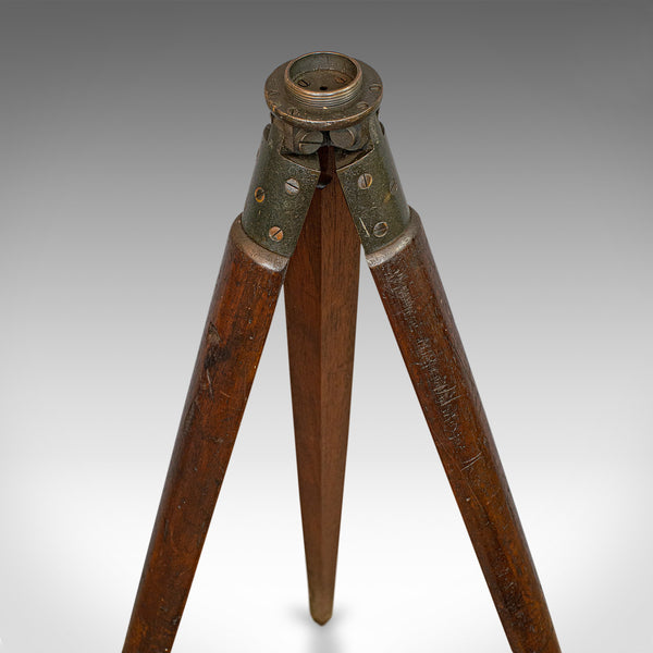 Antique Telescope Tripod, English, Mahogany, Bronze, Stand, Edwardian, C.1910 - London Fine Antiques