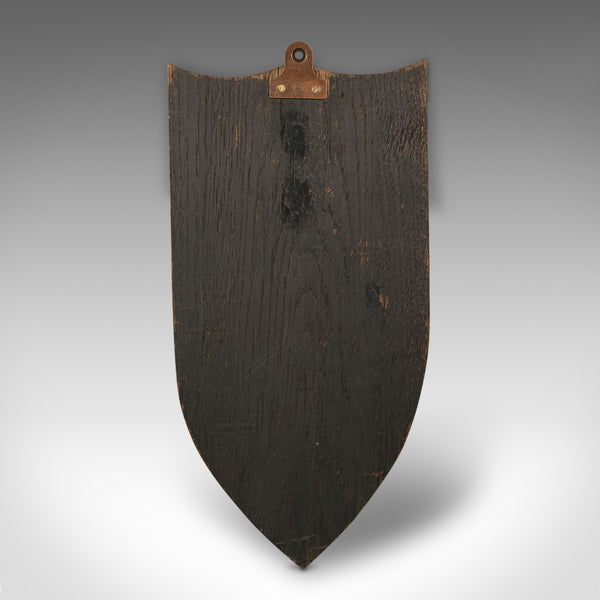 Antique Keymaster's Board, Scottish, Oak, Brass, Key Shield, Victorian, C.1900