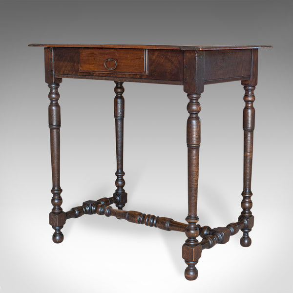 Antique Occasional Table, English, Oak, Side, Lamp, Victorian, Circa 1880 - London Fine Antiques
